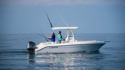 side view of the 2301 CENTER CONSOLE